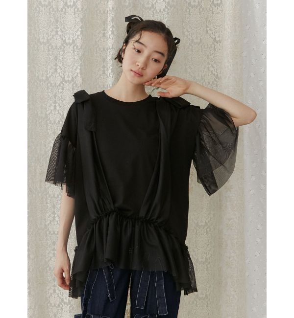 merry jenny「ビスチェレイヤードtee」|Tシャツ・カットソー|