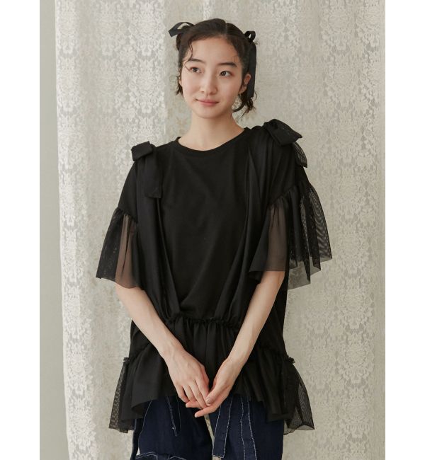 merry jenny「ビスチェレイヤードtee」|Tシャツ・カットソー|