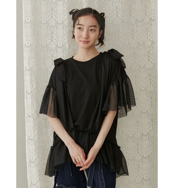 merry jenny「ビスチェレイヤードtee」|Tシャツ・カットソー|