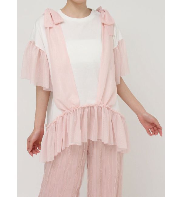 merry jenny「ビスチェレイヤードtee」|Tシャツ・カットソー|