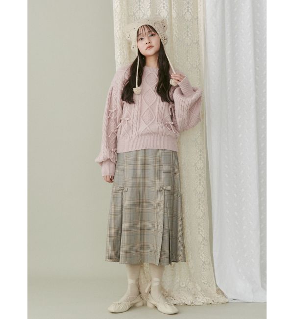 merry jenny「リボンたくさんニットプルオーバー」|ニット・セーター|