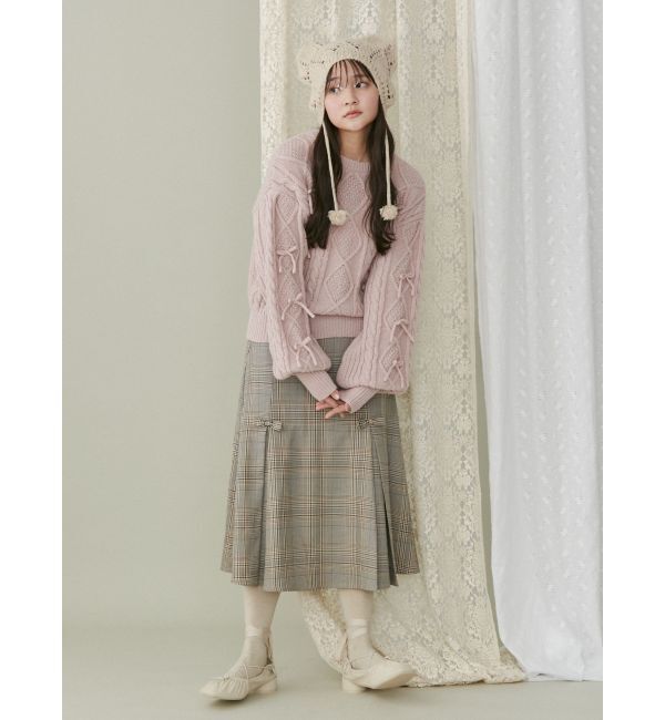 merry jenny「リボンたくさんニットプルオーバー」|ニット・セーター|