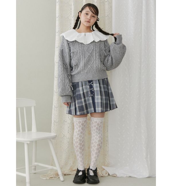 merry jenny「リボンたくさんニットプルオーバー」|ニット・セーター|