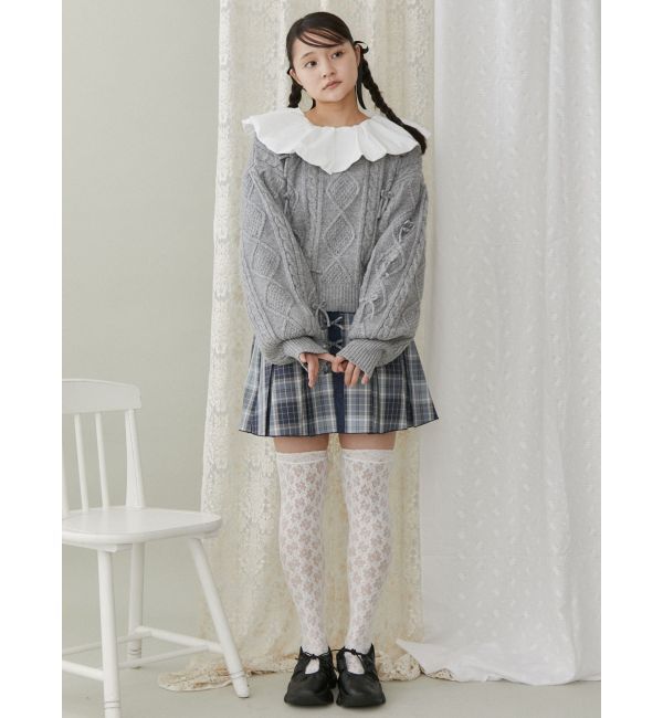 merry jenny「リボンたくさんニットプルオーバー」|ニット・セーター|