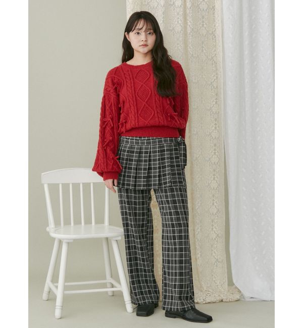 merry jenny「リボンたくさんニットプルオーバー」|ニット・セーター|