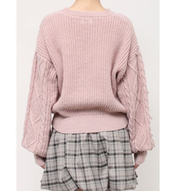 merry jenny「リボンたくさんニットプルオーバー」|ニット・セーター|