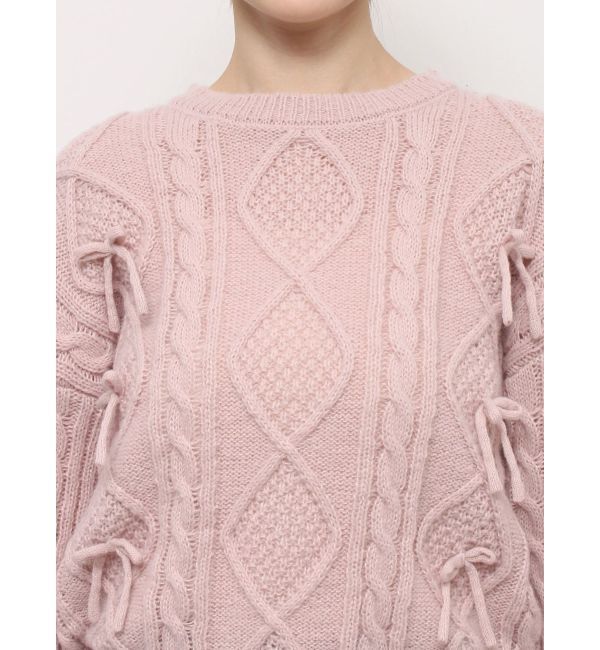 merry jenny「リボンたくさんニットプルオーバー」|ニット・セーター|