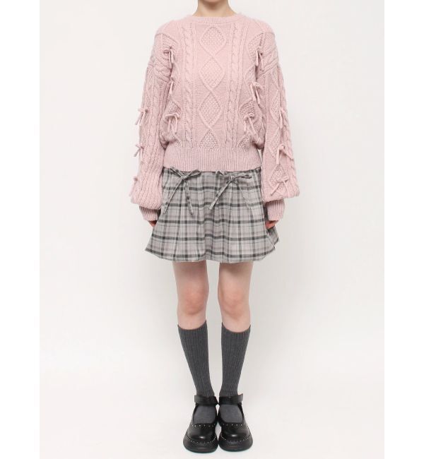 merry jenny「リボンたくさんニットプルオーバー」|ニット・セーター|