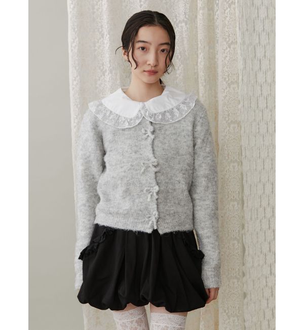 merry jenny「twinkleレースフリルカラーブラウス」|シャツ・ブラウス|