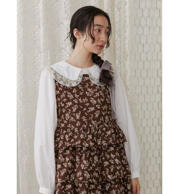 merry jenny「twinkleレースフリルカラーブラウス」|シャツ・ブラウス|