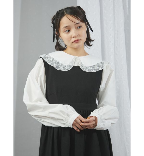 merry jenny「twinkleレースフリルカラーブラウス」|シャツ・ブラウス|