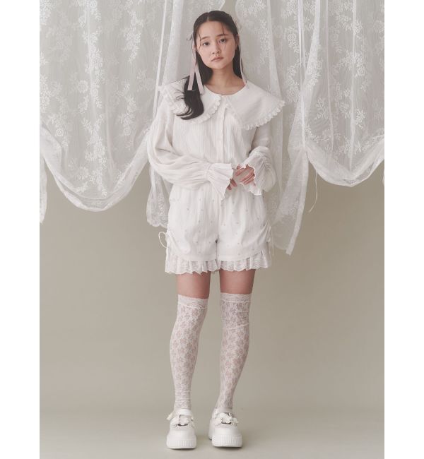 merry jenny「フリルカラーブラウス」|シャツ・ブラウス|