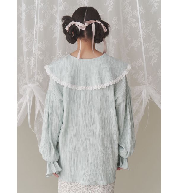 merry jenny「フリルカラーブラウス」|シャツ・ブラウス|