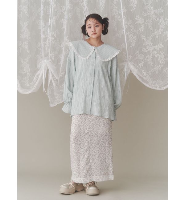 merry jenny「フリルカラーブラウス」|シャツ・ブラウス|