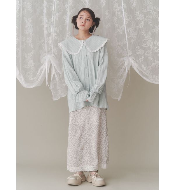 merry jenny「フリルカラーブラウス」|シャツ・ブラウス|