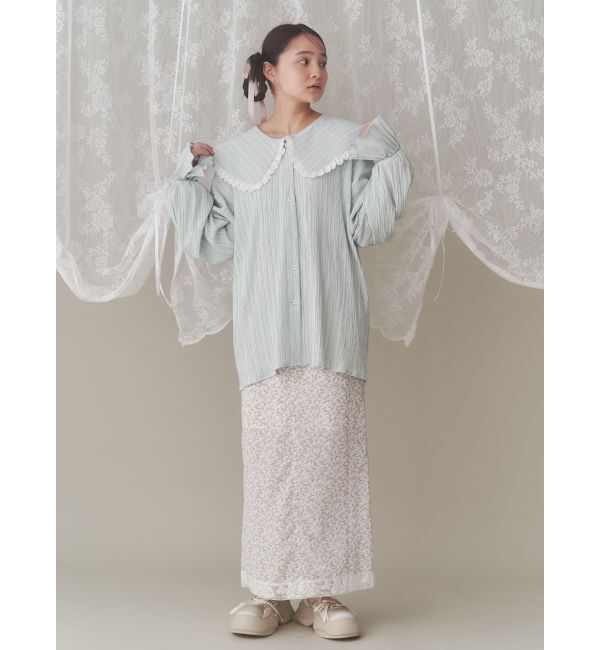 merry jenny「フリルカラーブラウス」|シャツ・ブラウス|