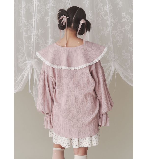 merry jenny「フリルカラーブラウス」|シャツ・ブラウス|