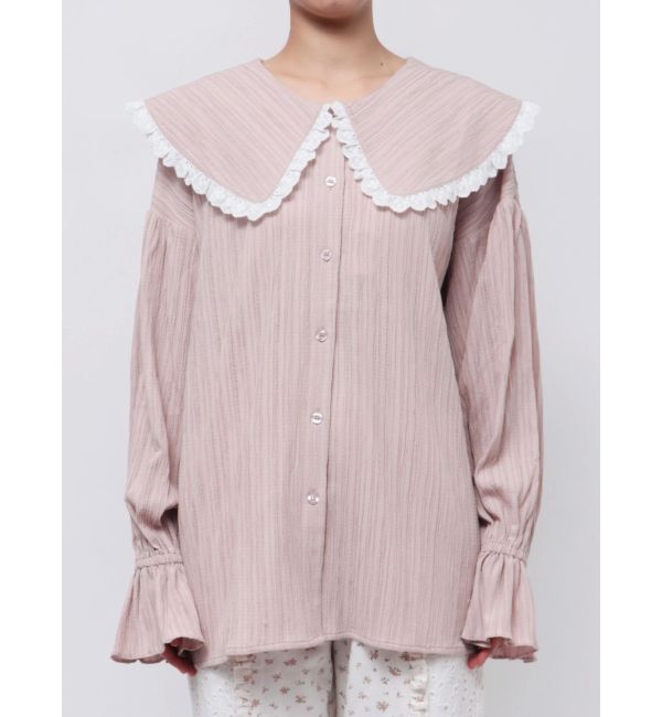 merry jenny「フリルカラーブラウス」|シャツ・ブラウス|