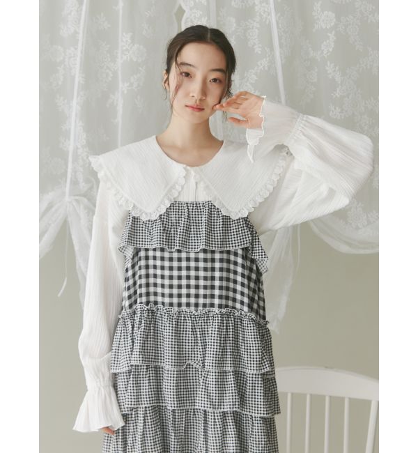 merry jenny「フリルカラーブラウス」|シャツ・ブラウス|