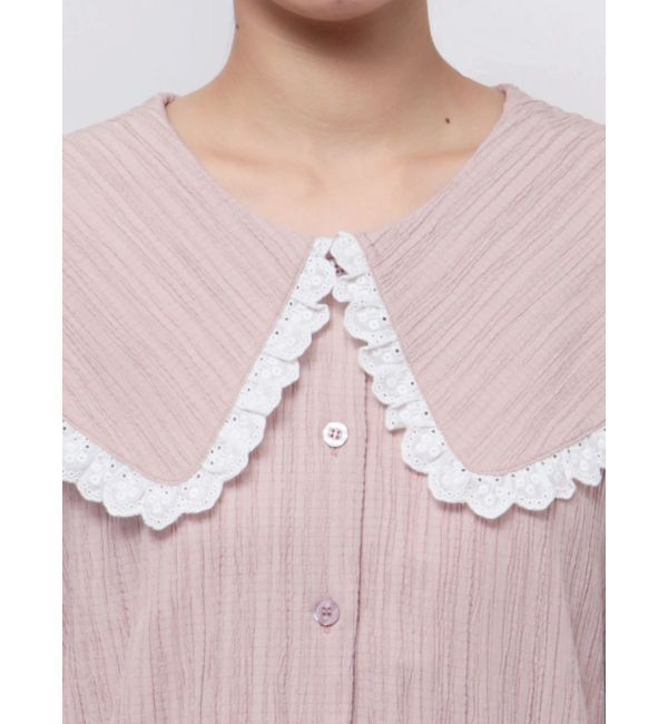 merry jenny「フリルカラーブラウス」|シャツ・ブラウス|