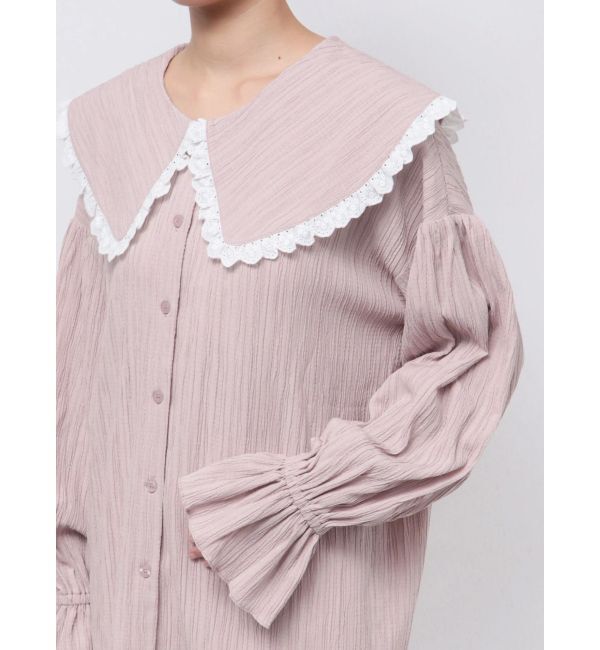 merry jenny「フリルカラーブラウス」|シャツ・ブラウス|