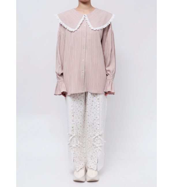 merry jenny「フリルカラーブラウス」|シャツ・ブラウス|