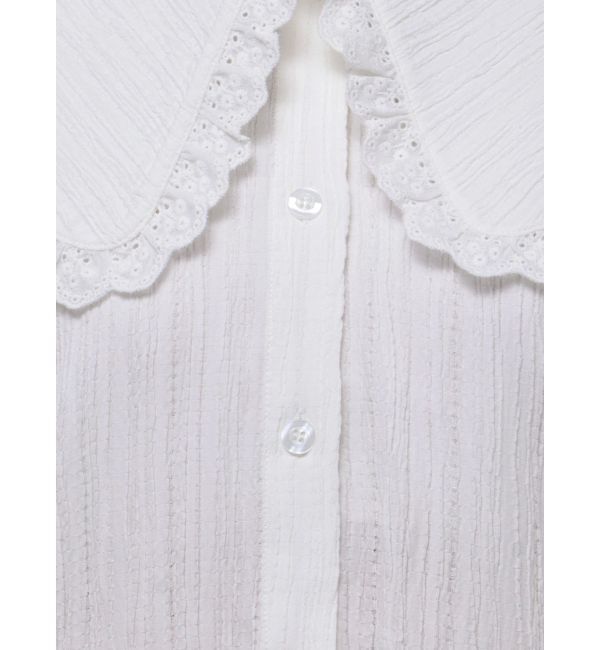 merry jenny「フリルカラーブラウス」|シャツ・ブラウス|