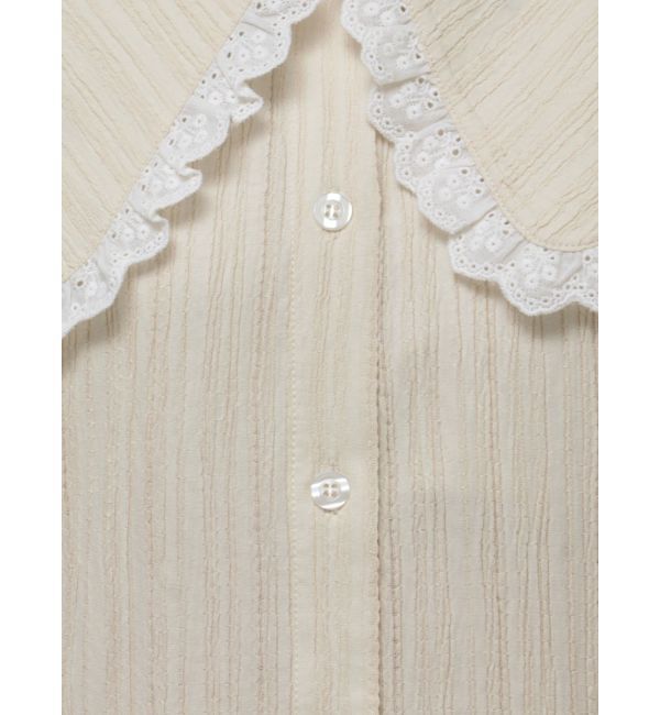 merry jenny「フリルカラーブラウス」|シャツ・ブラウス|