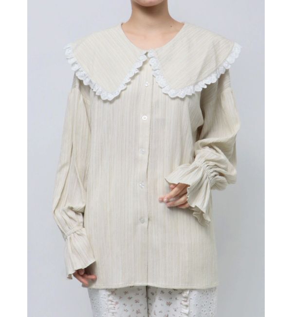 merry jenny「フリルカラーブラウス」|シャツ・ブラウス|
