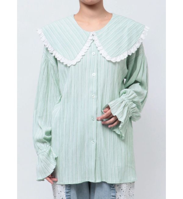 merry jenny「フリルカラーブラウス」|シャツ・ブラウス|
