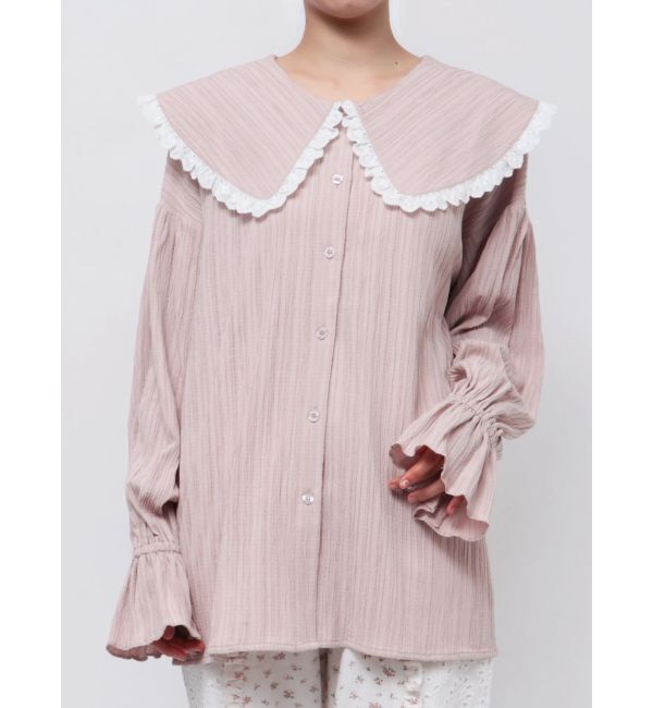 merry jenny「フリルカラーブラウス」|シャツ・ブラウス|