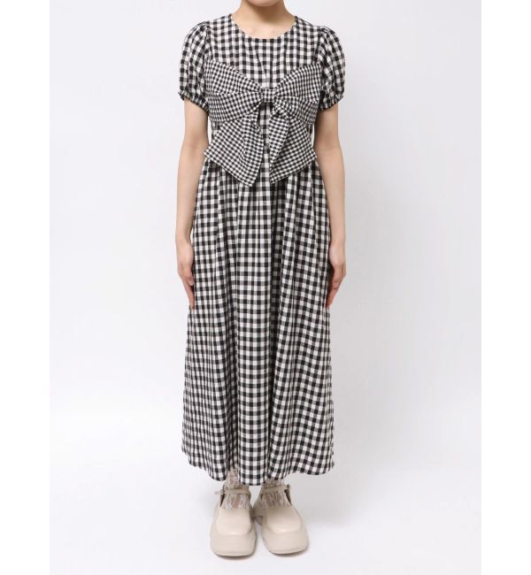 merry jenny「ギンガムリボンワンピース」|ワンピース|