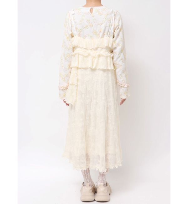 merry jenny「レースティアードキャミワンピース」|ワンピース|