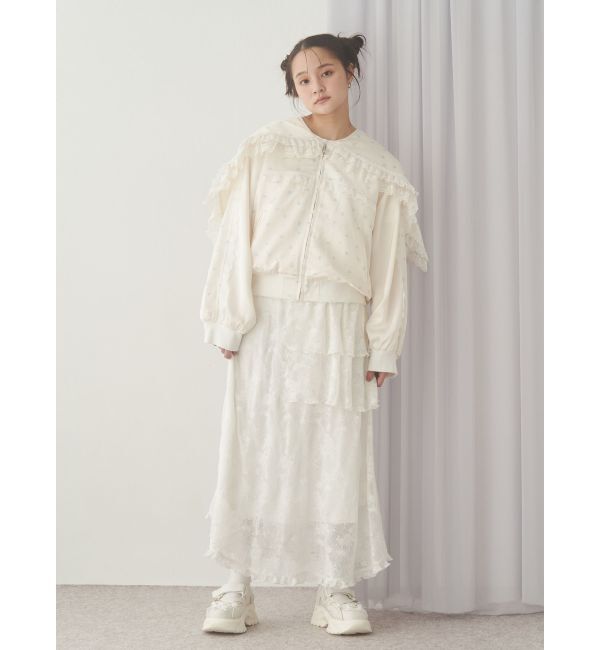 merry jenny「レースティアードキャミワンピース」|ワンピース|