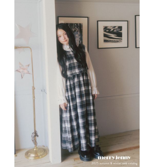 merry jenny「petit ribbonコーデュロイブラウス」|シャツ・ブラウス|