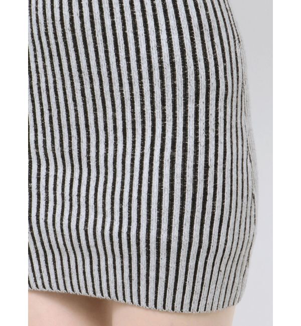 GYDA「ハーフZIPリブニットワンピース」|ワンピース|