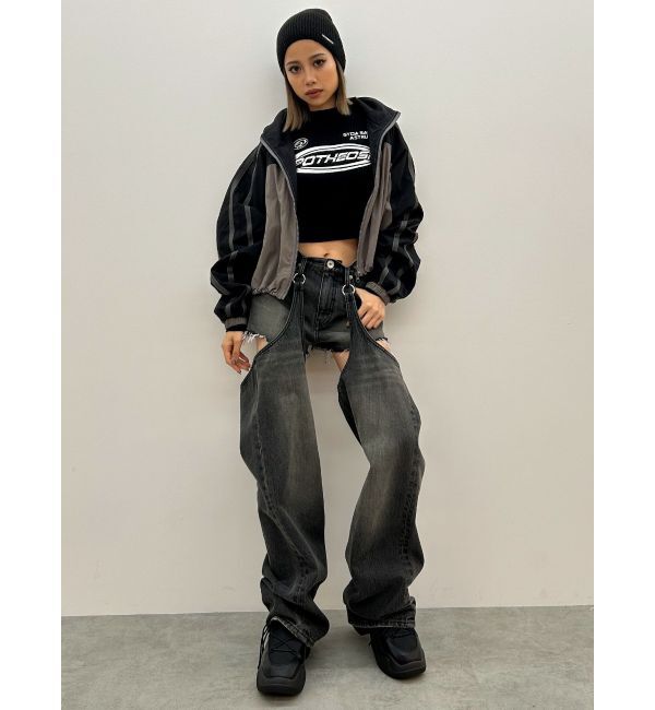 GYDA「GYGYプレートショートブーツ」|ショートブーツ|