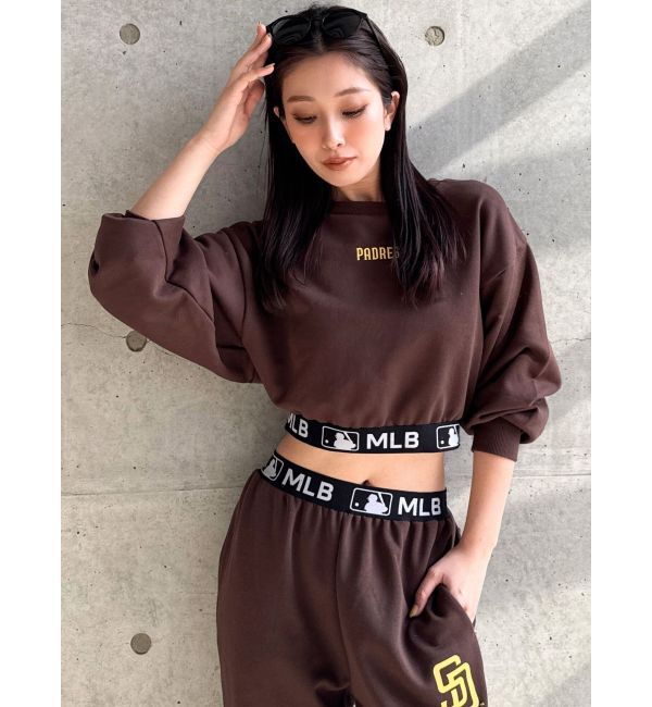 GYDA「GYDA【MLB】バンテージショートスウェットトップス」|Tシャツ・カットソー|