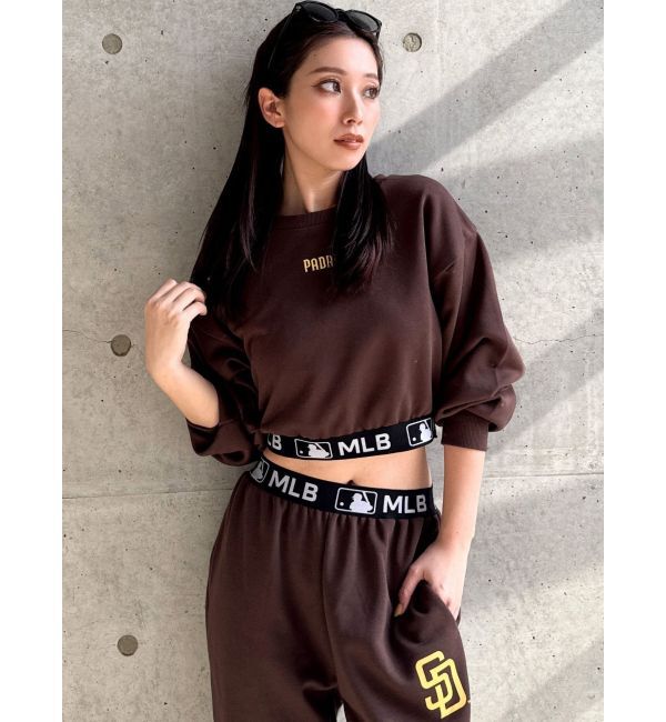 GYDA「GYDA【MLB】バンテージショートスウェットトップス」|Tシャツ・カットソー|