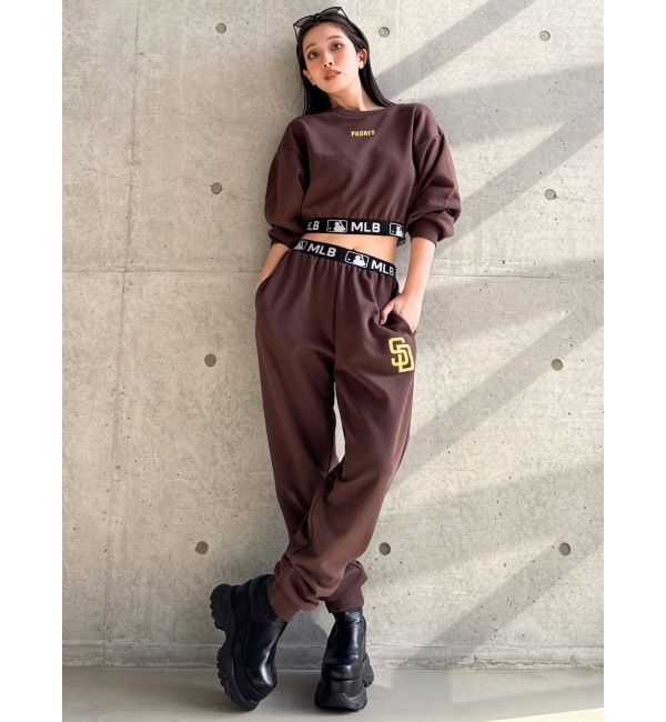 GYDA「GYDA【MLB】バンテージショートスウェットトップス」|Tシャツ・カットソー|