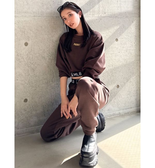 GYDA「GYDA【MLB】バンテージショートスウェットトップス」|Tシャツ・カットソー|