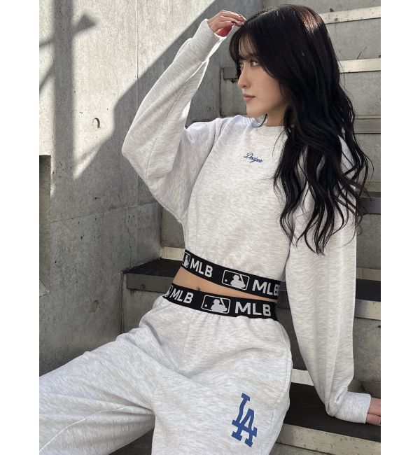 GYDA「GYDA【MLB】バンテージショートスウェットトップス」|Tシャツ・カットソー|