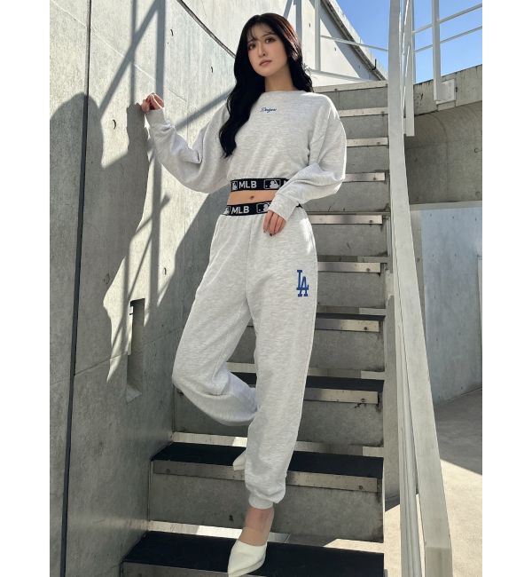 GYDA「GYDA【MLB】バンテージショートスウェットトップス」|Tシャツ・カットソー|