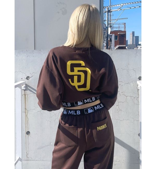 GYDA「GYDA【MLB】バンテージショートスウェットトップス」|Tシャツ・カットソー|