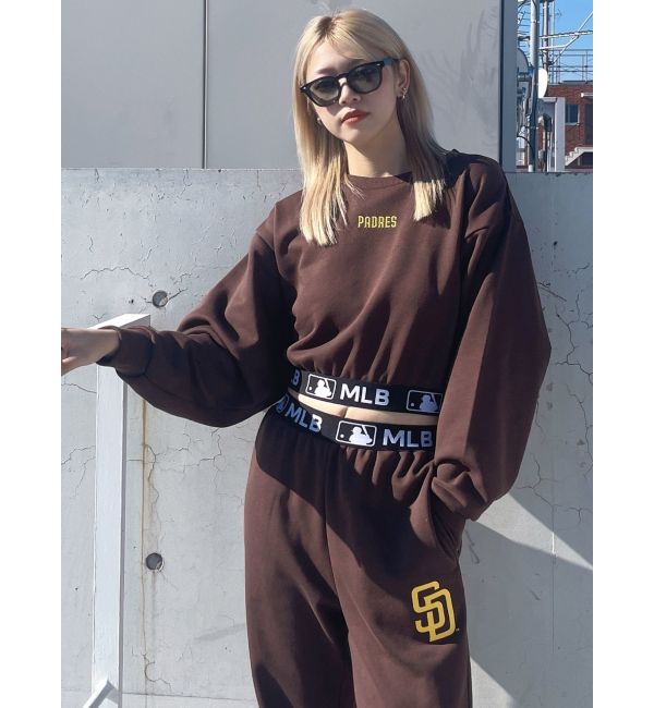 GYDA「GYDA【MLB】バンテージショートスウェットトップス」|Tシャツ・カットソー|