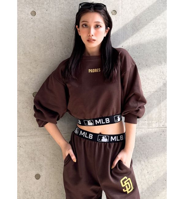 GYDA「GYDA【MLB】バンテージショートスウェットトップス」|Tシャツ・カットソー|