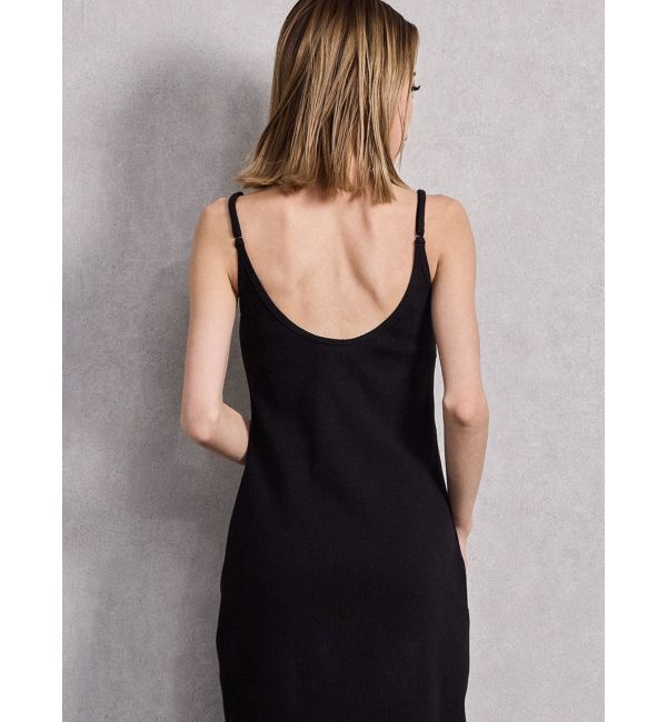 GYDA「SIDE スリットテレコキャミロングワンピース」|ワンピース|