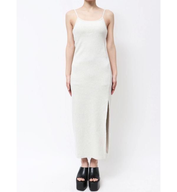 GYDA「SIDE スリットテレコキャミロングワンピース」|ワンピース|