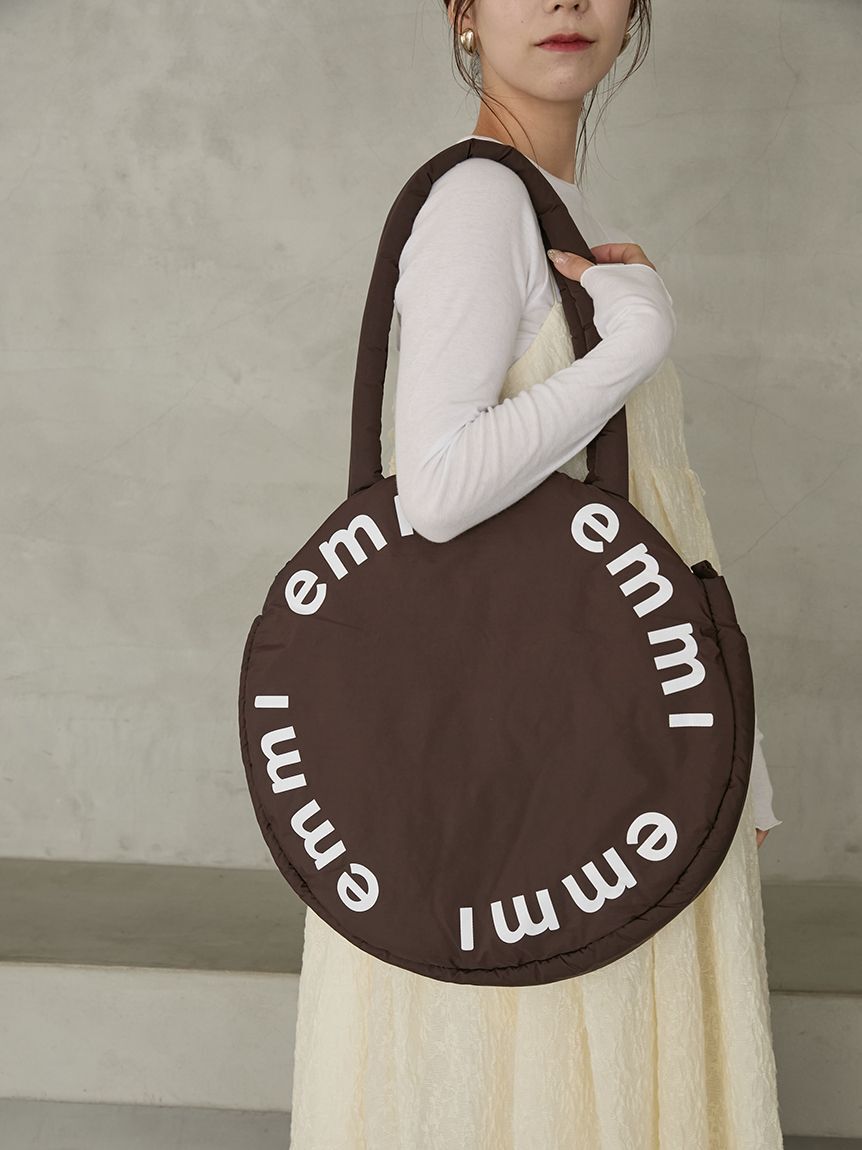 emmi atelier「サークルパディングトートバッグ」|トートバッグ|