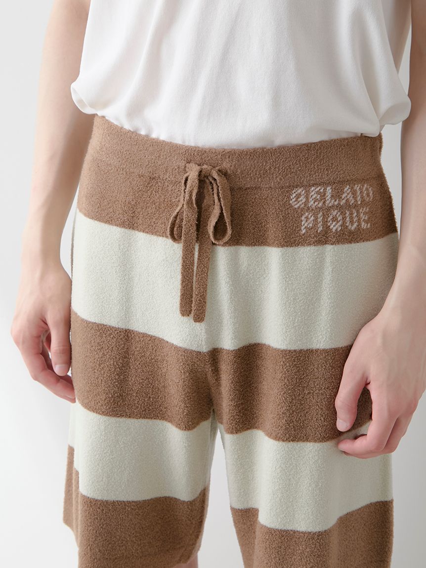 GELATO PIQUE HOMME「【HOMME】スムーズィーliteクール2ボーダーハーフパンツ」|その他|
